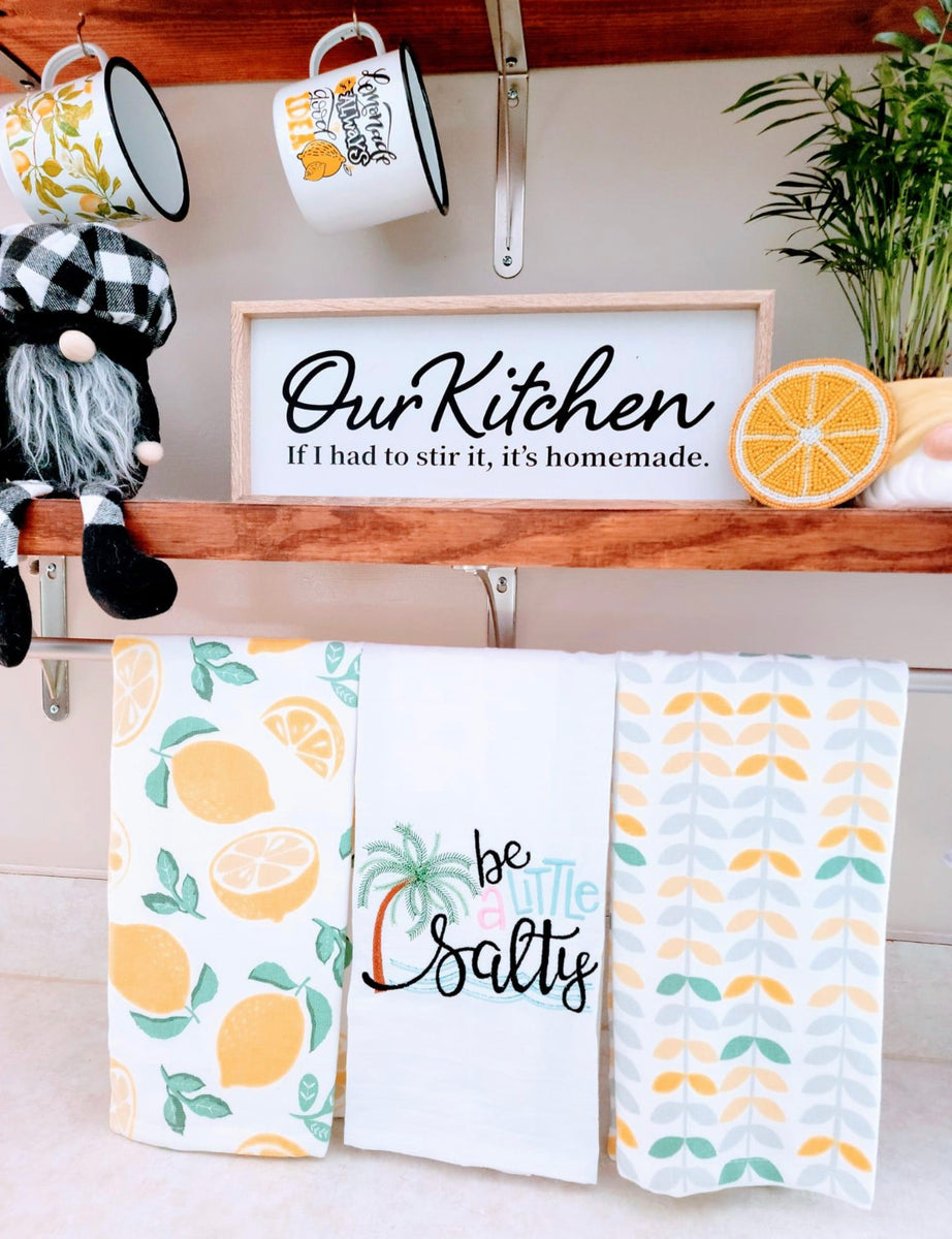 Tea Towel Of The Month Subscription Busy Baby Quilts Retail