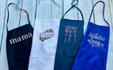 Leopard Embroidered Apron