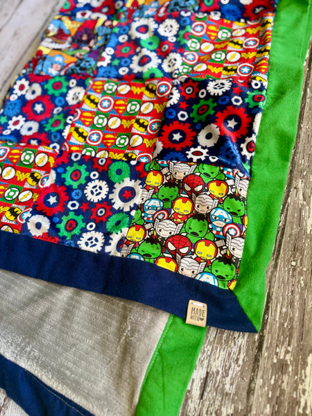 Super Patchwork Blanket-kids/throw size