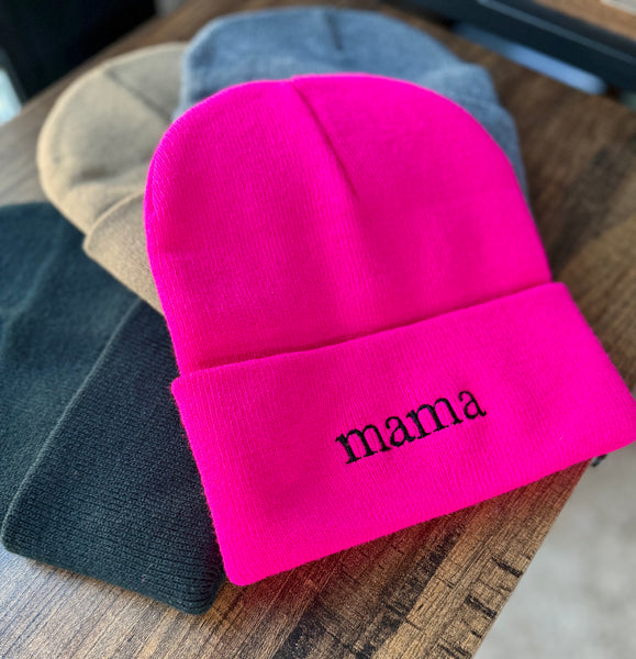 Embroidered stocking cap