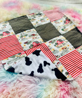 Farm Life Patchwork Mini Quilt