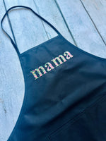 Embroidered floral Letter Apron