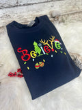 Believe Embroidery - ALL SIZES/STYLES