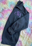 Adult Monogram Quarter Zip