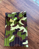 Quilted Pocket Snap Pouch- 8”X5.5”