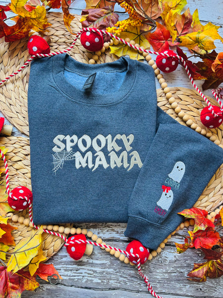 Spooky Mama-With ghost sleeves