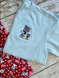 Patriotic puppy pocket design
