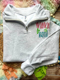 Mama of Both ❤️ embroidered pocket design