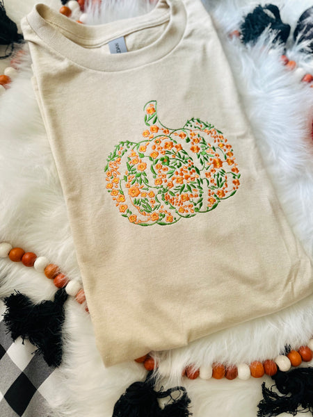 Floral Pumpkin