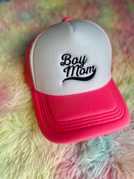 Boy mom trucker hat