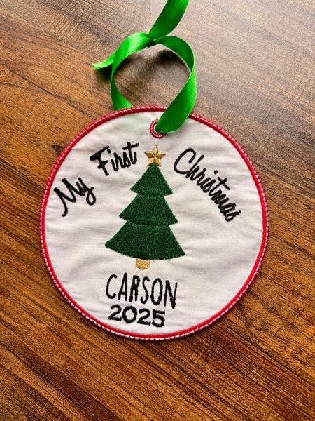 My first Christmas Ornament