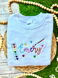 Embroidered Name Paint Set