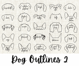 Pet Embroidery Outline