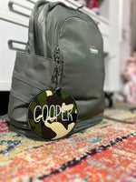 Circle Applique Backpack/Key Fob