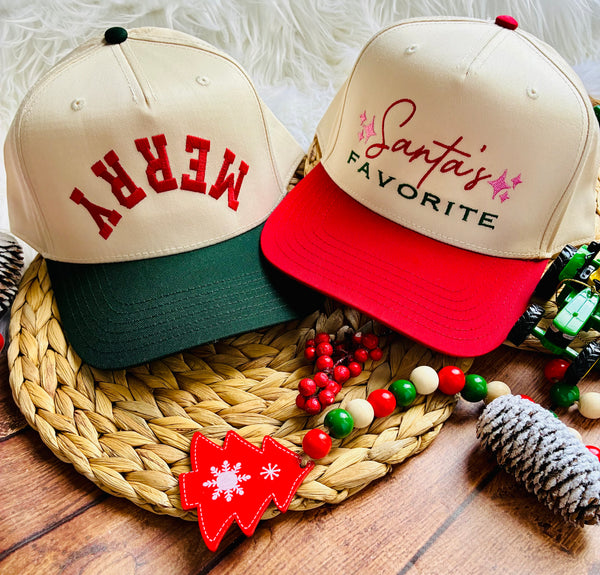 Christmas Embroidered Ballcap