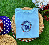 RWB bow monogram