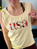 Embroidered Floral USA
