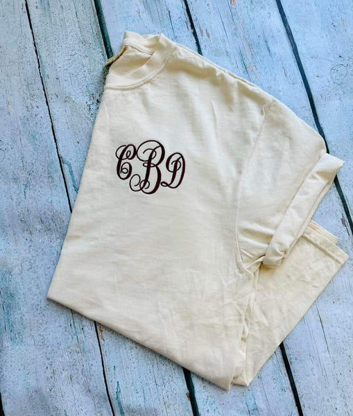 Monogram Comfort Color Tee