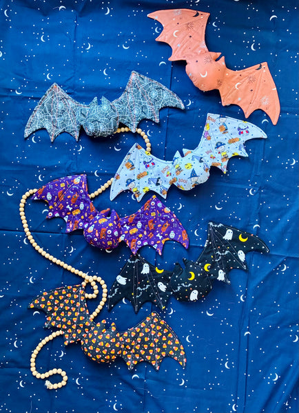 Handmade Plush Fabric Bats