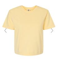 Monogram comfort color crop-lounge set top