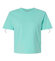 Monogram comfort color crop-lounge set top