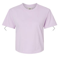 Monogram comfort color crop-lounge set top