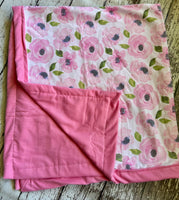 Flannel Floral Blanket