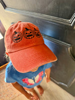 Jack-O-Lantern Embroidered Ball Cap
