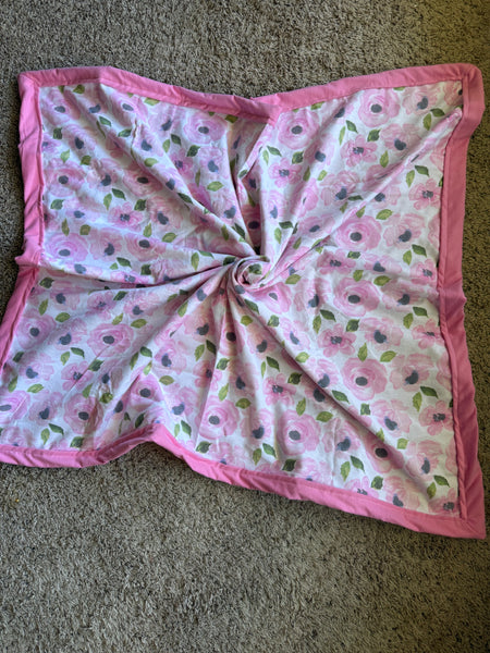Flannel Floral Blanket