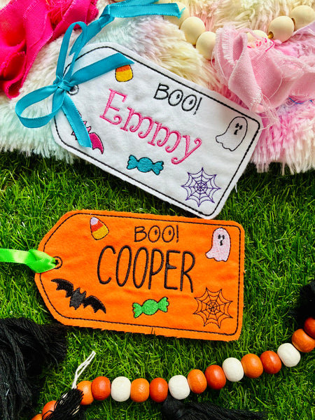 Halloween Ribbon Tags