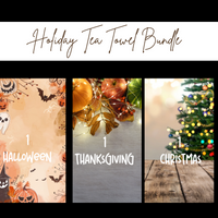 Embroidered Tea Towel Holiday Bundle