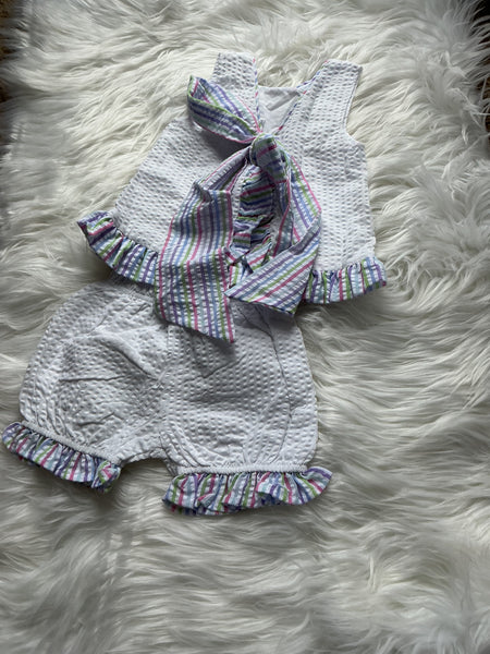 12m ruffle short set