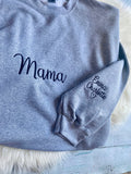 Heart on Sleeve Embroidered Design-SALE