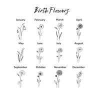 Birth Flowers Design