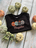 Pretty Pumpkins Embroidered Design
