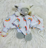 Rainbow Llama Snuggly Teether